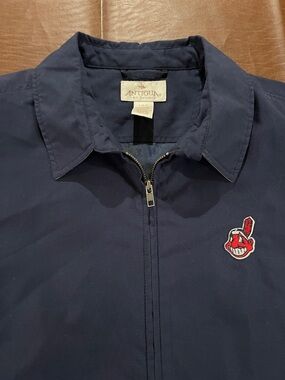 Vintage Women’s Cleveland Indians Chief Wahoo Harrington Style Jacket - Large